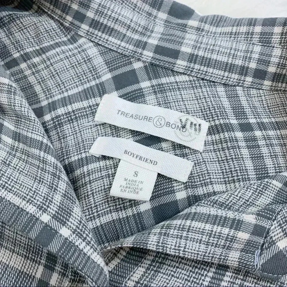 Treasure & Bond Drapey Plaid Shirt - Picture 5 of 10